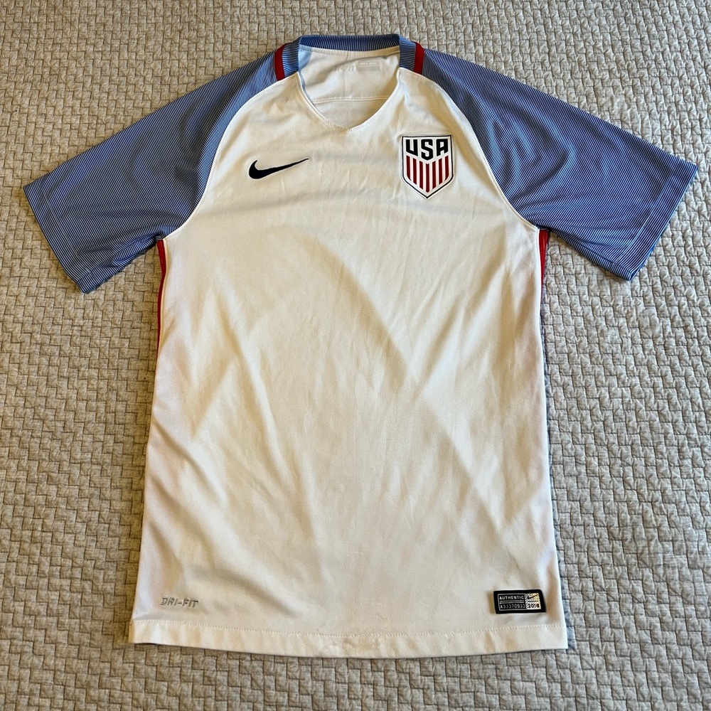 USA National Team Soccer USMNT Official Nike Dri-Fit Jersey Size S